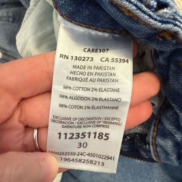 STAUD x Wrangler Denim Knee-Length Pencil Skirt - Size 30 - Picture 5 of 13